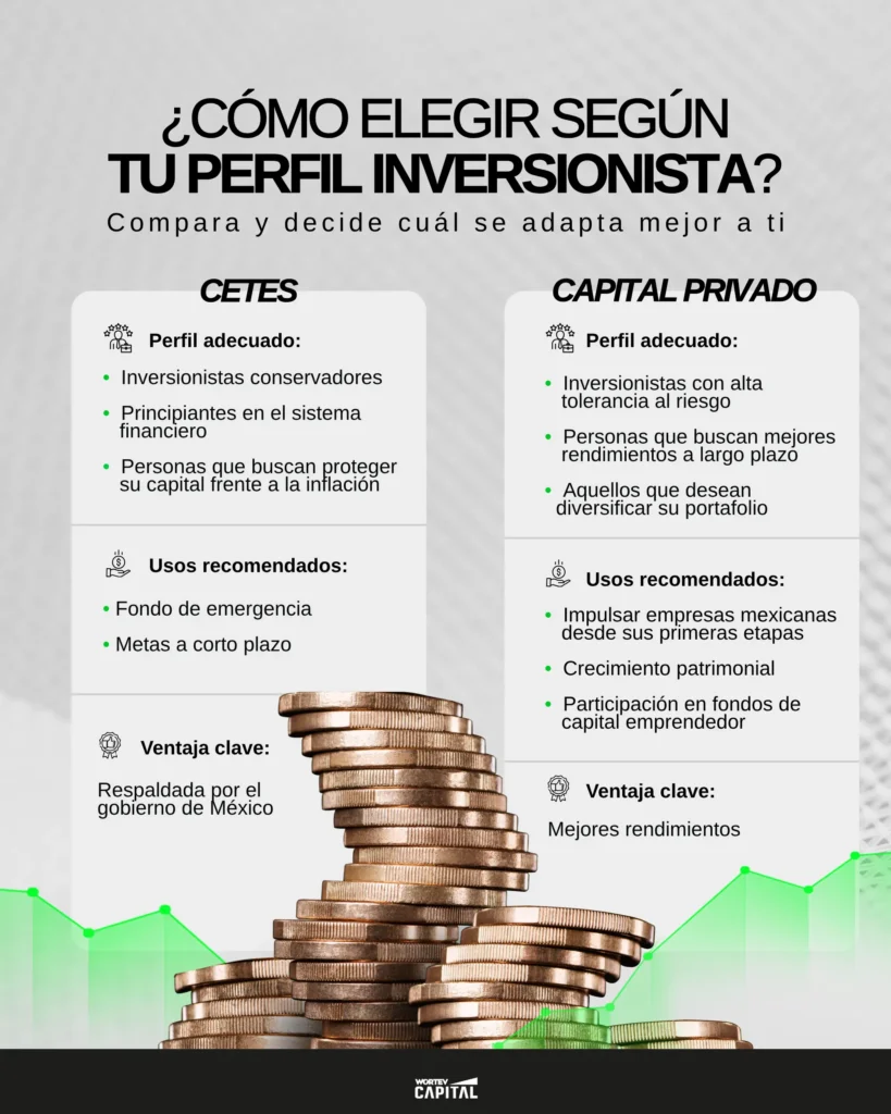 Infografía: ¿Cómo elegir según tu perfil inversionista?